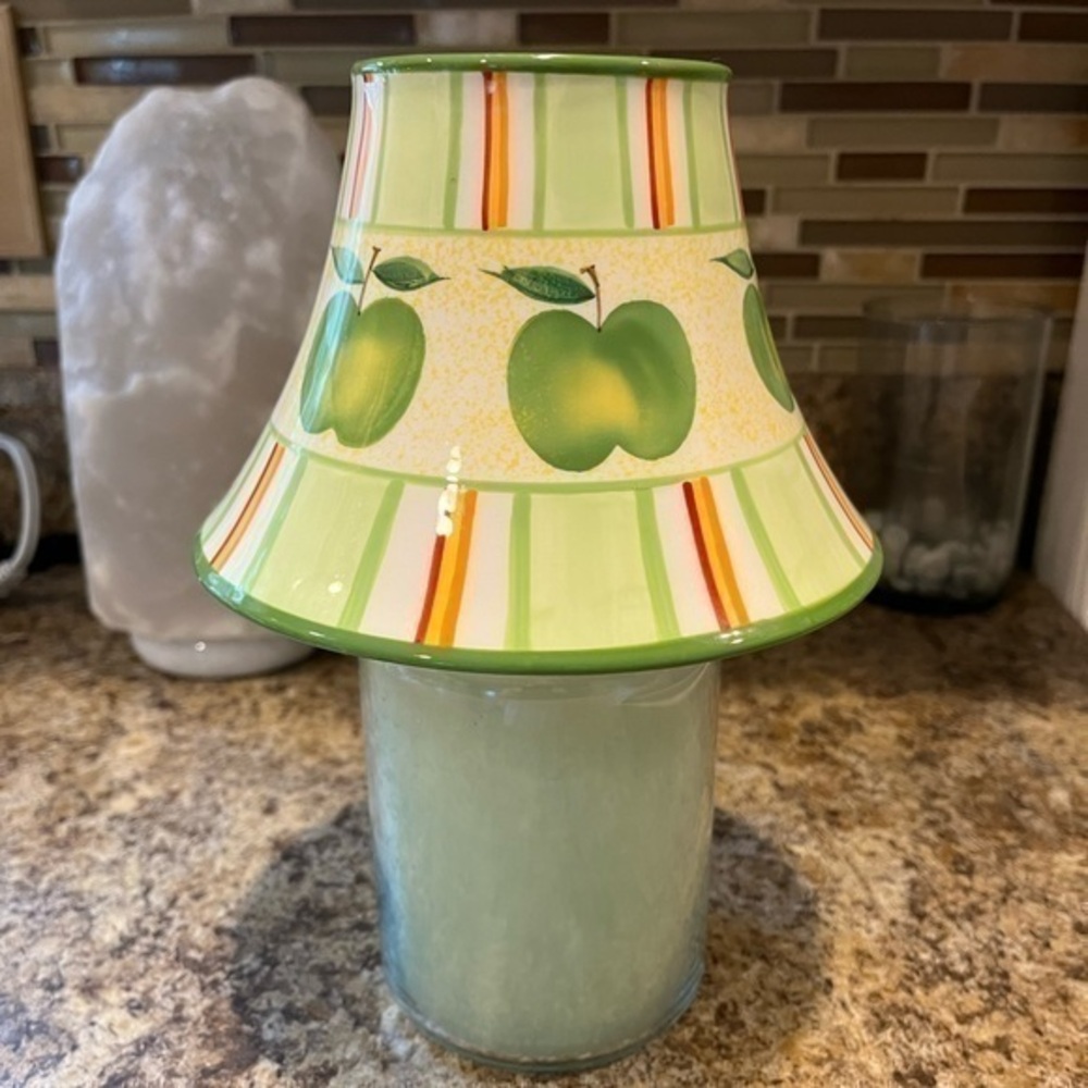 Yankee Candle Green Apple Candle Shade Topper